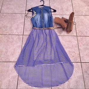Never Been Worn Denim High Low Dress!